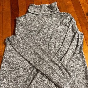 Gray Turtleneck Sweater